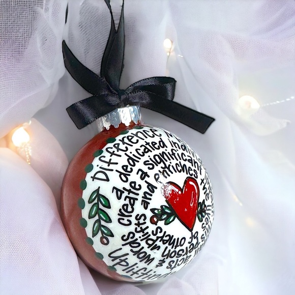 2024 Difference Maker Christmas Ornament – Hand-Painted Acrylic Holiday Gift - Picture 12 of 12